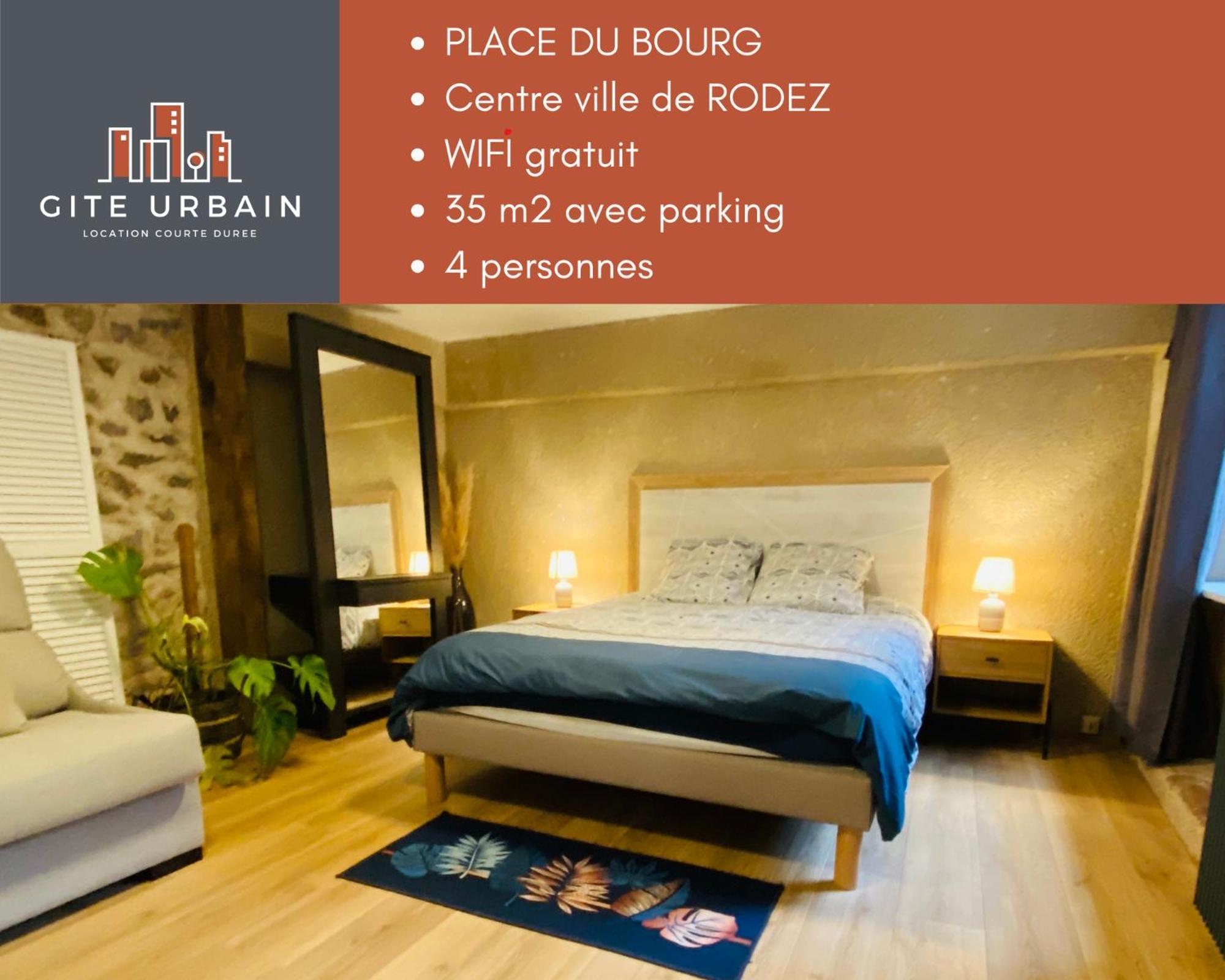 Le Place Du Bourg Appartement T2 Centre Historique Ροντέζ Εξωτερικό φωτογραφία